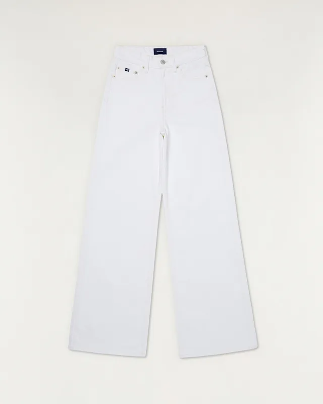 Denham MIKU White Denim - Wide Fit