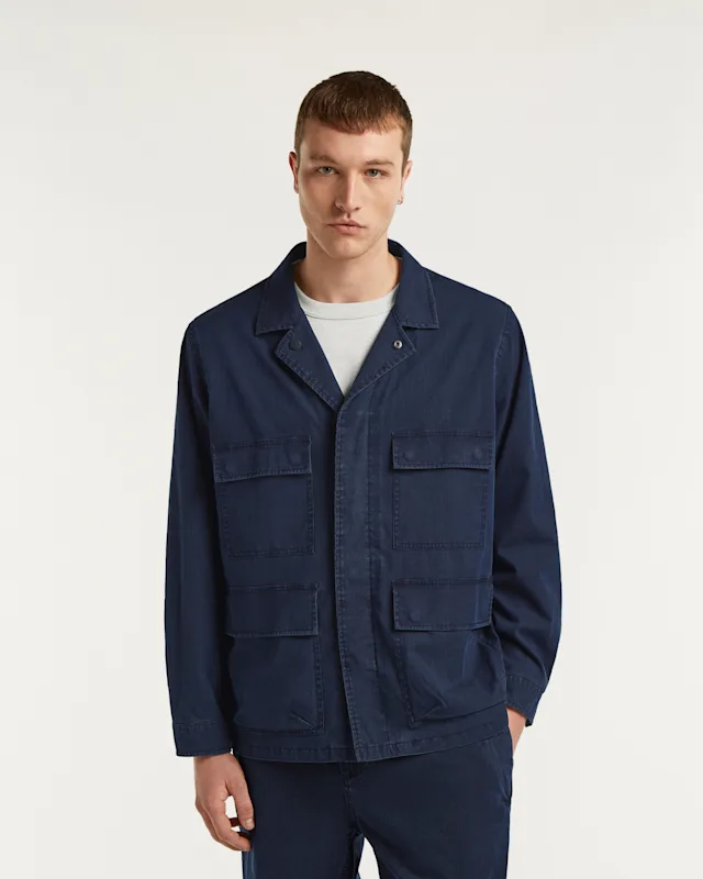denham MUNDO JACKET Kinetic Denim - Wide Fit