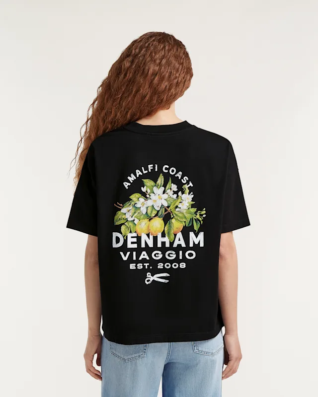 denham OSAKA AMALFI TEE Heavy Core Jersey - Boxy Fit