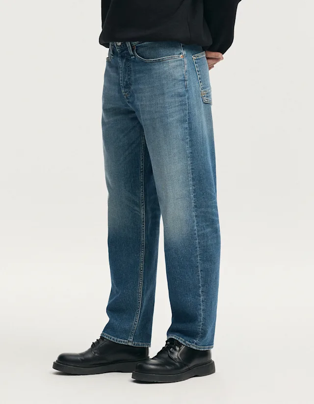 Denham RAG Comfort Rinsed Blue Worn - Loose Fit