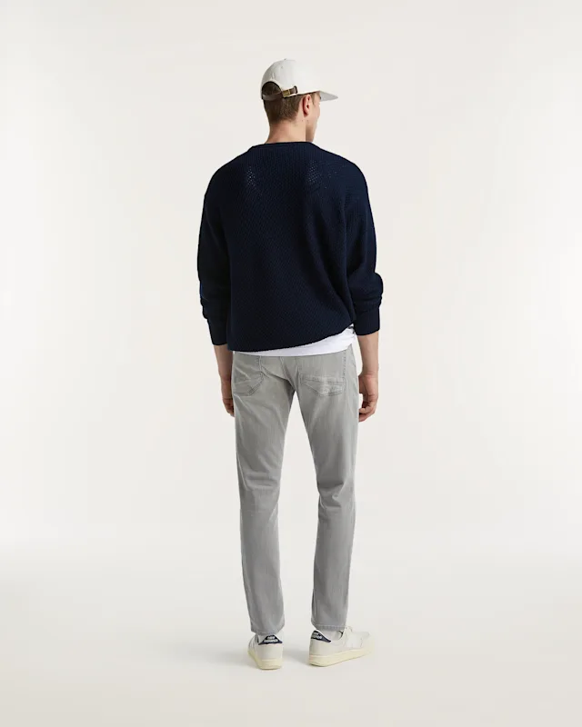 Denham RAZOR Authentic Worn Light Grey - Slim Fit