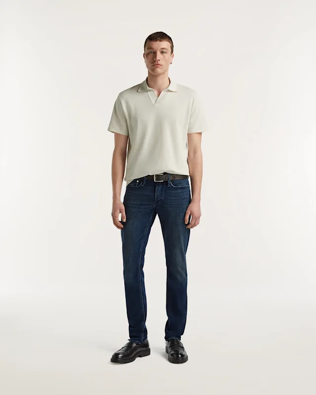 denham RAZOR Candiani Left-hand Dark Blue - Slim Fit