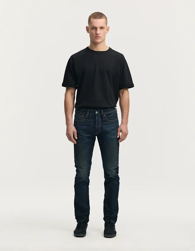 denham RAZOR Deep Ocean Blue - Slim Fit