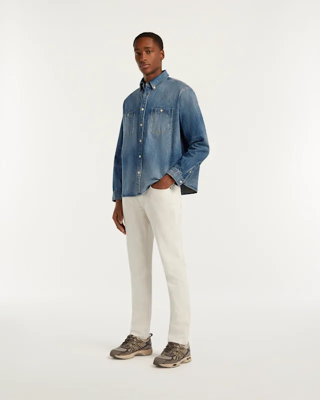 Denham RAZOR Ecru Denim - Slim Fit