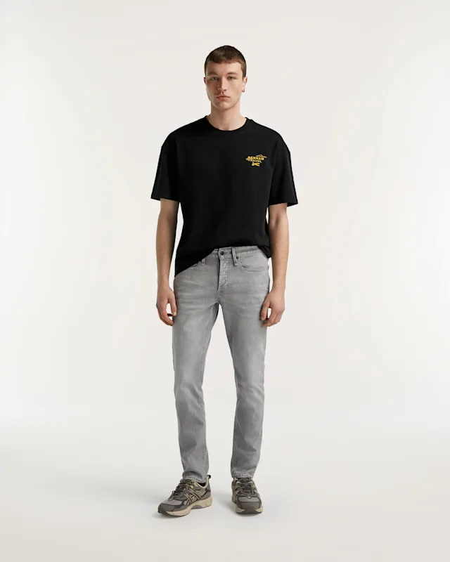 denham RAZOR Free Move Light Grey - Slim Fit