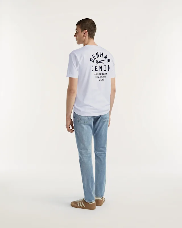 Denham RAZOR Free Move Stone Wash - Slim Fit