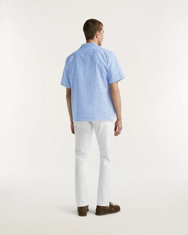 Denham RAZOR Free Move White - Slim Fit