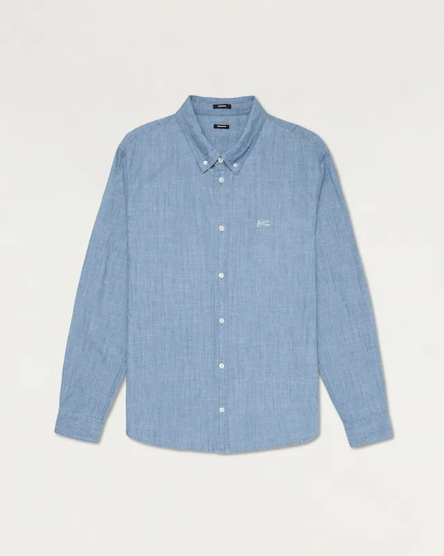 Denham RICH SHIRT Cotton Chambray - Regular Fit