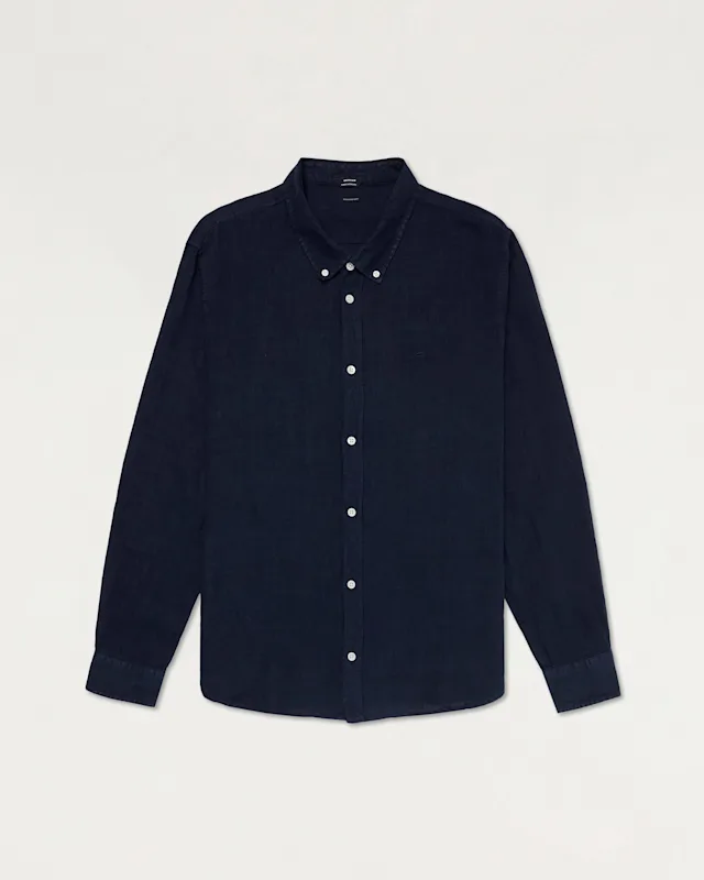 Denham RICH SHIRT Portuguese Linen - Regular Fit