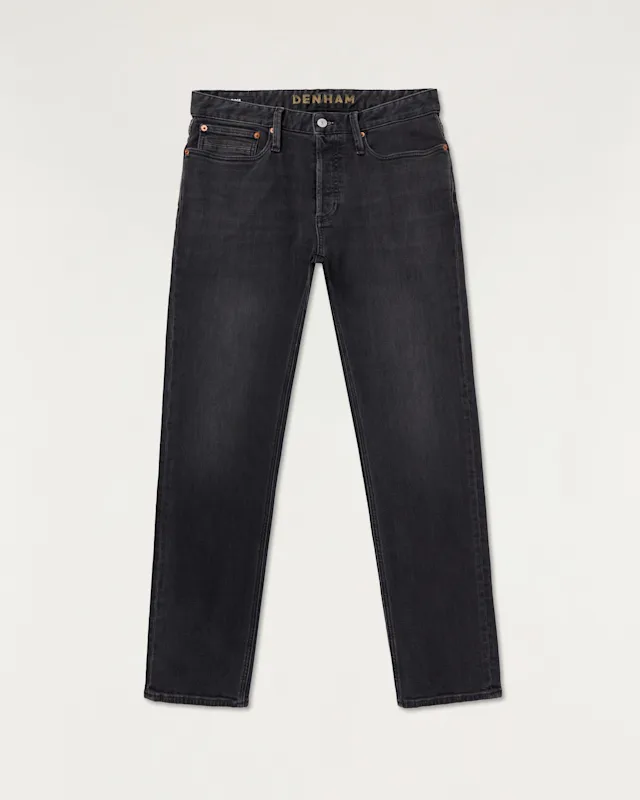 Denham RIDGE AUTHENTIC Worn Black - Straight Fit