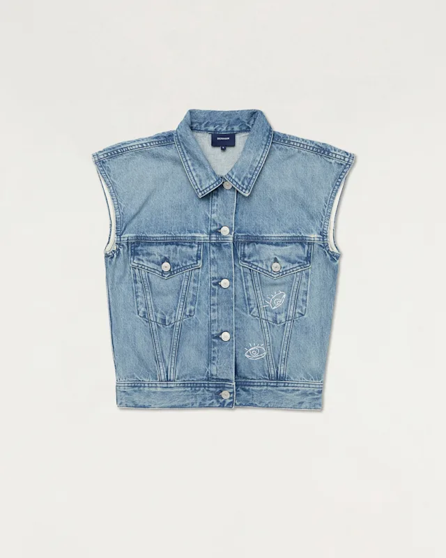 denham SABA VEST Special Embroidery - Regular Fit