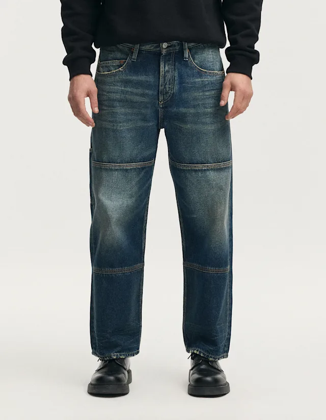 Denham SASUKE WORK Nebula Blue Soft - Wide Fit