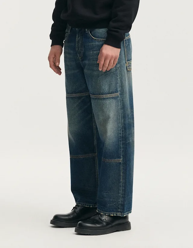 Denham SASUKE WORK Nebula Blue Soft - Wide Fit