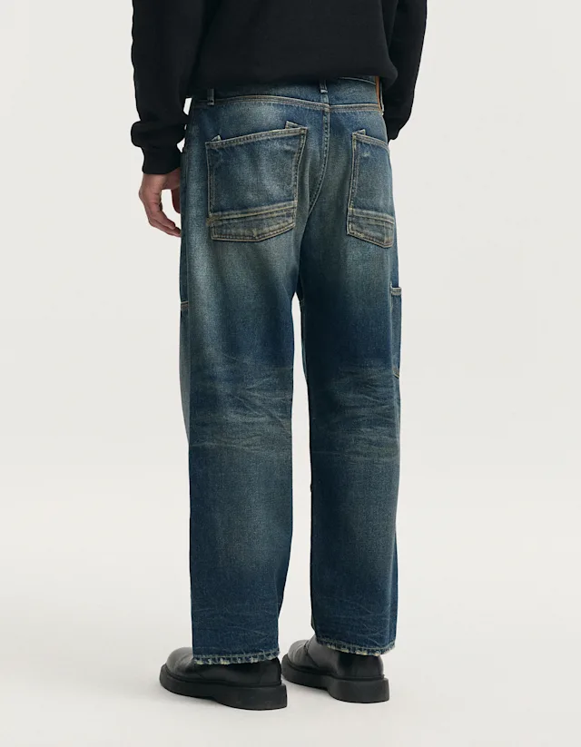 Denham SASUKE WORK Nebula Blue Soft - Wide Fit