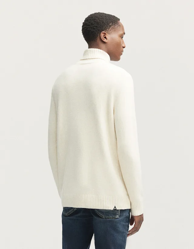 Denham DENHAM TAB ROLL SWEATER Cosy Cotton Knit - Regular Fit