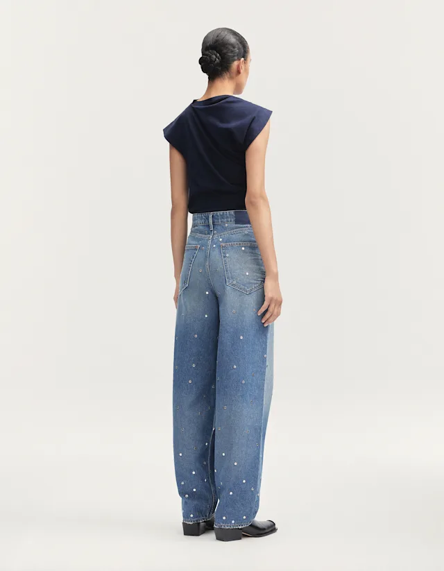 Denham TARU Saphire Rigid Worn Rivet - Loose FIt