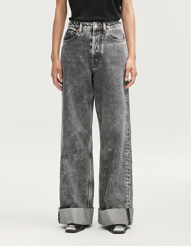 Denham YAYOI Graphite Stone Black - Wide Fit