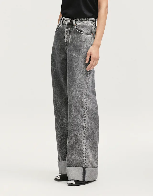 Denham YAYOI Graphite Stone Black - Wide Fit