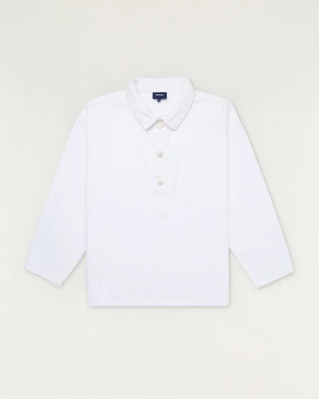 Denham YOKO SHIRT Rigid White Denim - Regular Fit