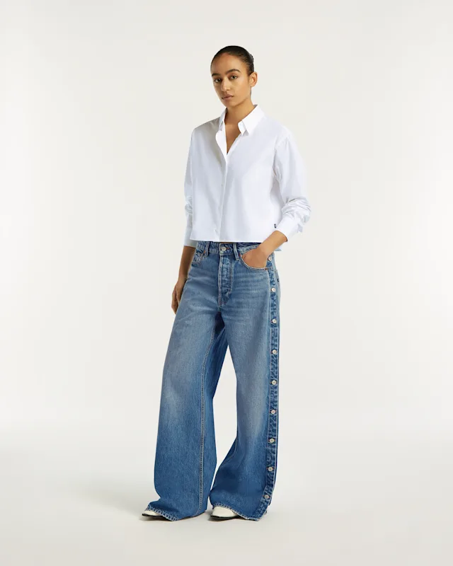 Denham YUKO Rigid Medium Wash - Wide Fit