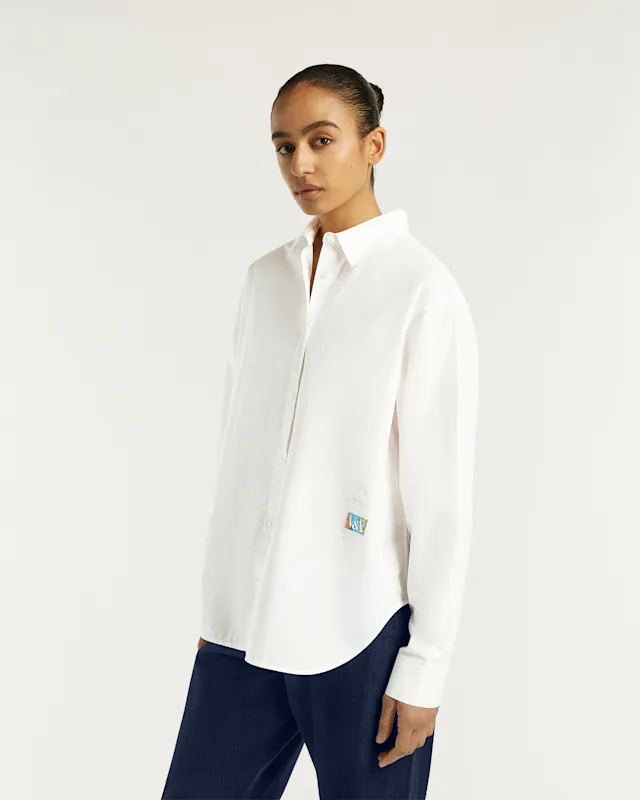 Denham DVA DAHLILA SHIRT Printed Poplin - Classic Fit