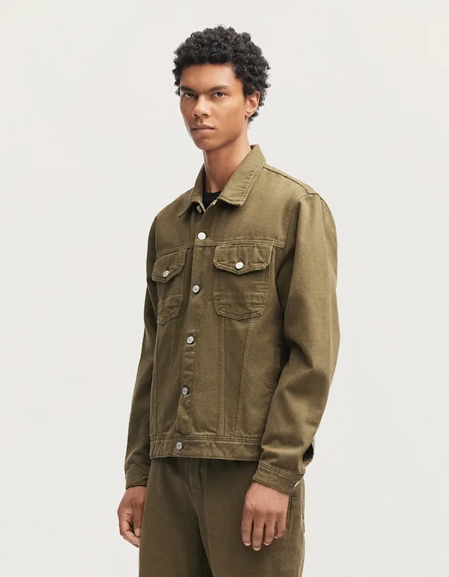 Denham JAGGER JACKET Garment Dyed Broken Twill - Regular Fit