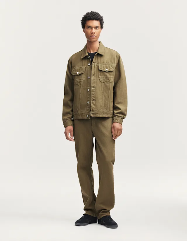 Denham JAGGER JACKET Garment Dyed Broken Twill - Regular Fit