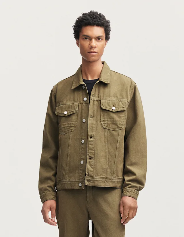 denham JAGGER JACKET Garment Dyed Broken Twill - Regular Fit