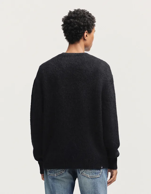 Denham KEAGAN INTARSIA SWEATER Hairy Knit - Classic Fit