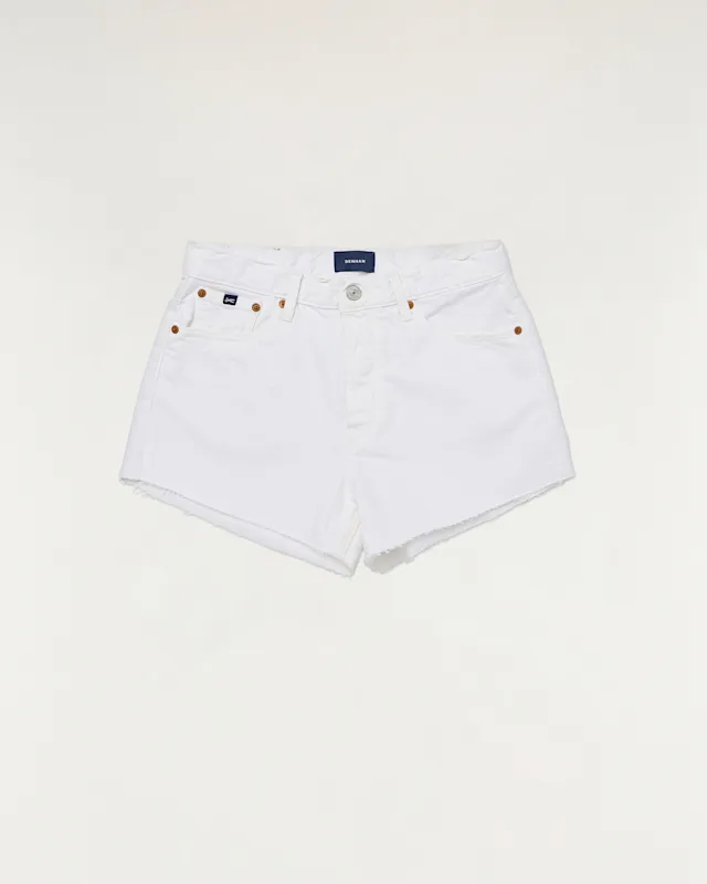 Denham KICHi SHORT Candiani Rigid White Denim - Regular Fit