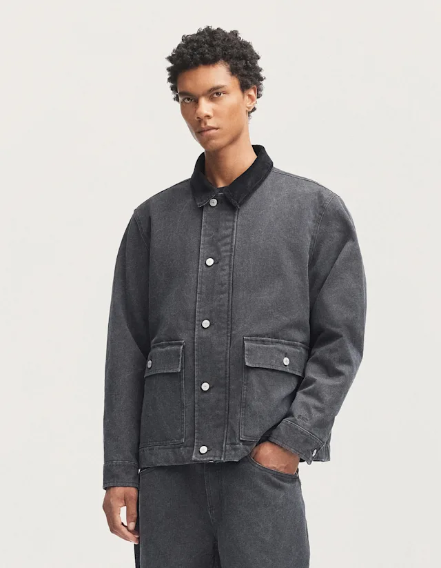 Denham LIAM WORKER JACKET Heavy Cotton Canvas - Classic Fit