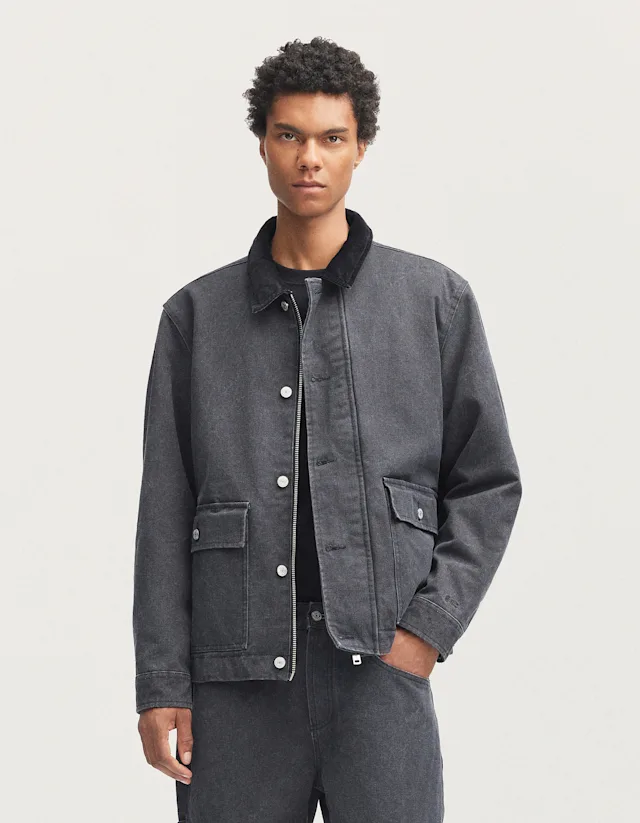 denham LIAM WORKER JACKET Heavy Cotton Canvas - Classic Fit