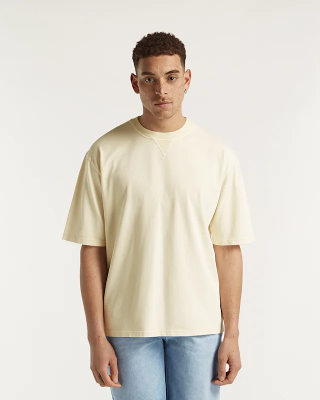 denham NINO TEE Garment Dye Heavy Jersey - Oversized Fit