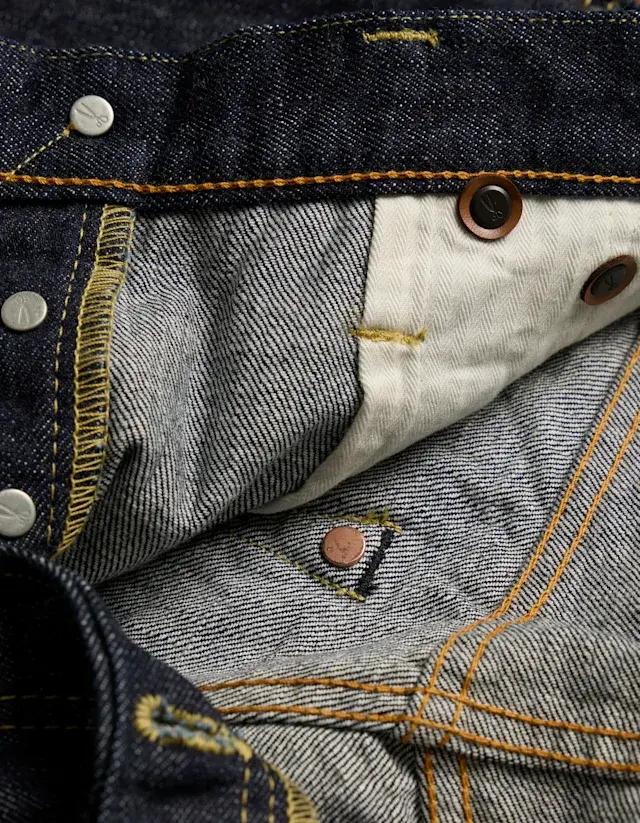 Denham OLDTIMER MIJ Rigid Selvedge Indigo - Loose Fit