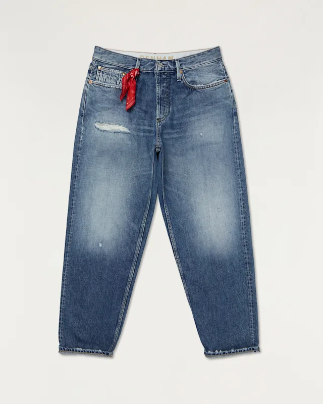 denham RAG S02 Candiani Rigid Vintage Worn - Loose Fit