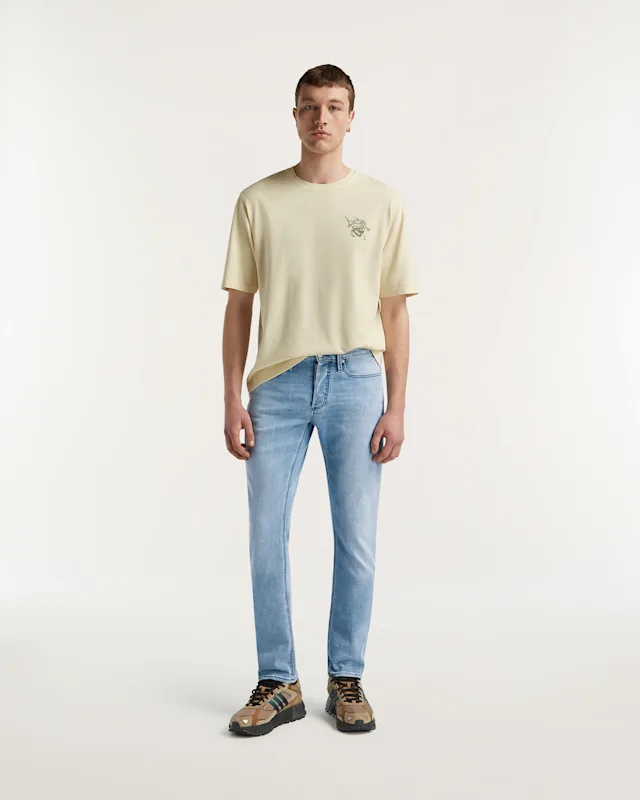 denham RAZOR Candiani Left-hand Light Blue - Slim Fit