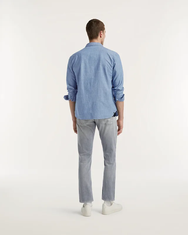 Denham RAZOR Candiani Left-hand Light Grey - Slim Fit