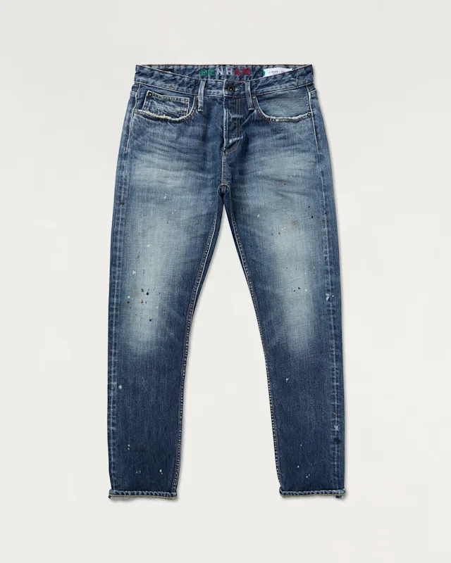 Denham RAZOR Made In Italy Dark Blue Selvedge - Slim Fit