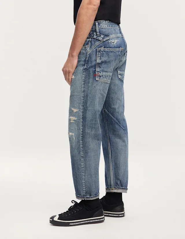 Denham SASUKE BLADE Made In Japan Blue Repair - Wide Fit