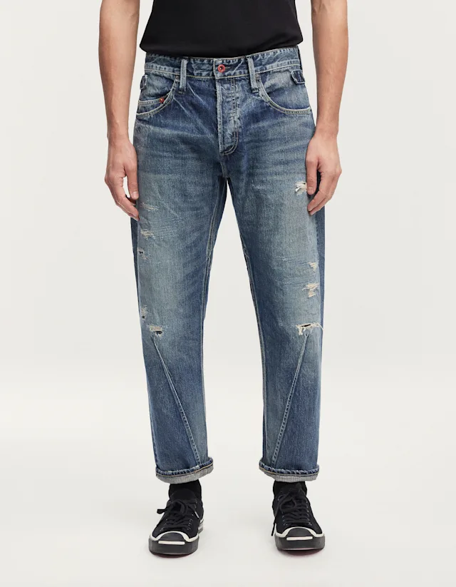 Denham SASUKE BLADE Made In Japan Blue Repair - Wide Fit