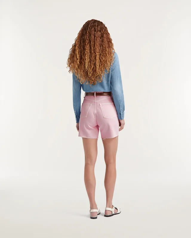 Denham SATCHIKO SHORT Candiani Rigid Pink Dye - Relaxed Fit