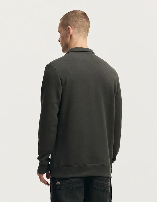 Denham SCISSOR HALF-ZIP SWEATER Soft Sweat - Regular Fit