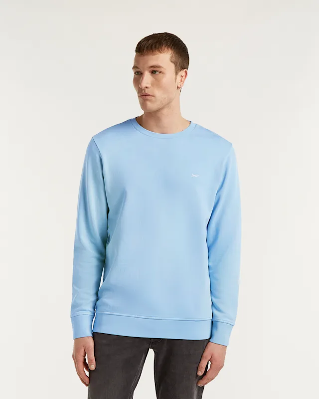 denham SCISSOR SWEATER Soft Cotton Sweat - Regular Fit