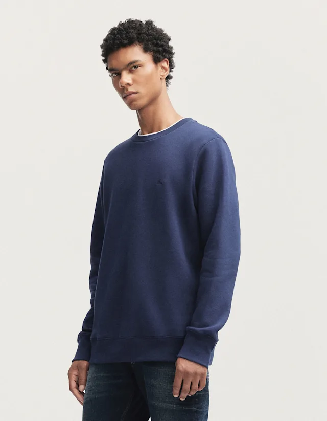 Denham SCISSOR SWEATER Soft Cotton Sweat - Regular Fit
