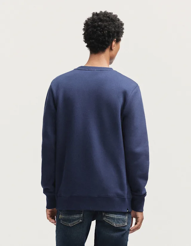 Denham SCISSOR SWEATER Soft Cotton Sweat - Regular Fit