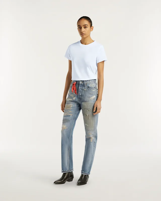 Denham SUKI Candiani Extreme Repair Selvedge - Straight Fit