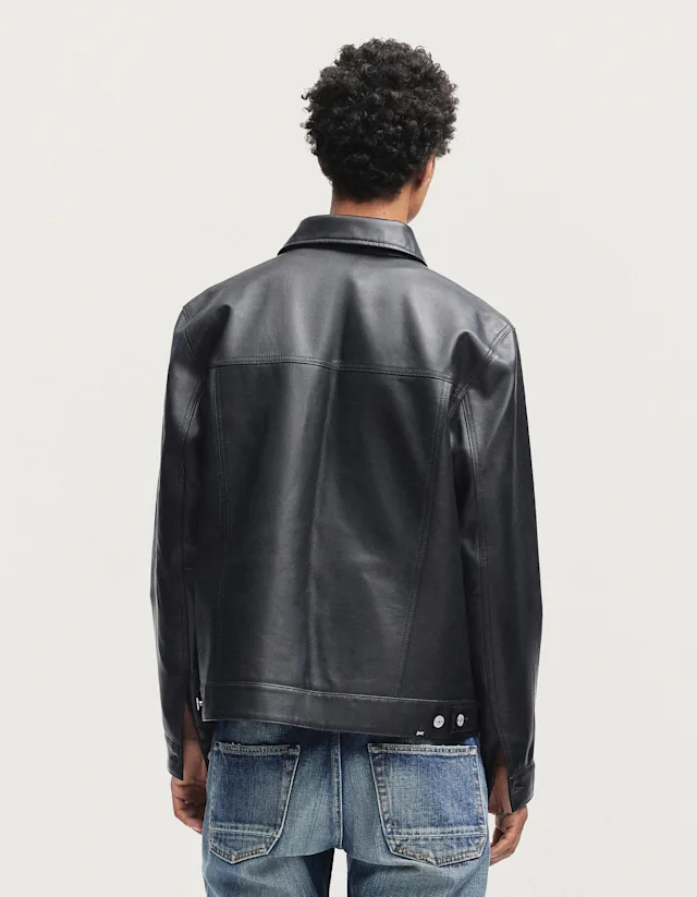 Denham TOKYO LEATHER JACKET Premium Cow Leather - Regular Fit