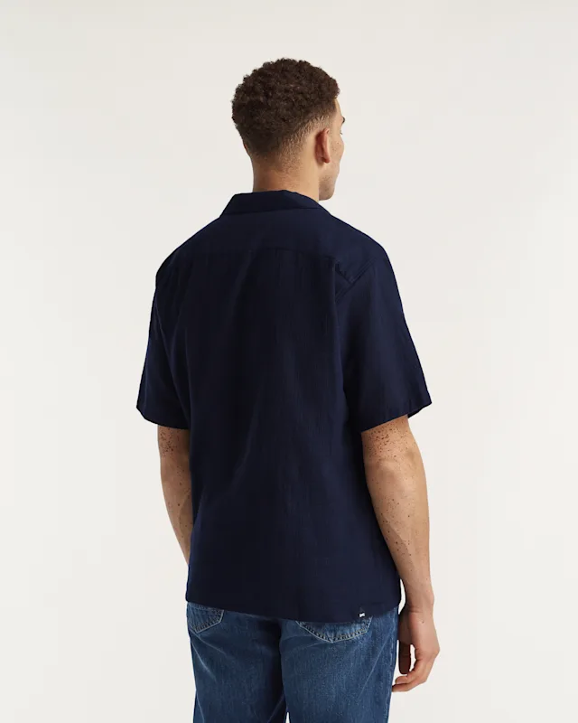 Denham TONY CAMP SHIRT Luxury Cotton Gauze - Boxy Fit