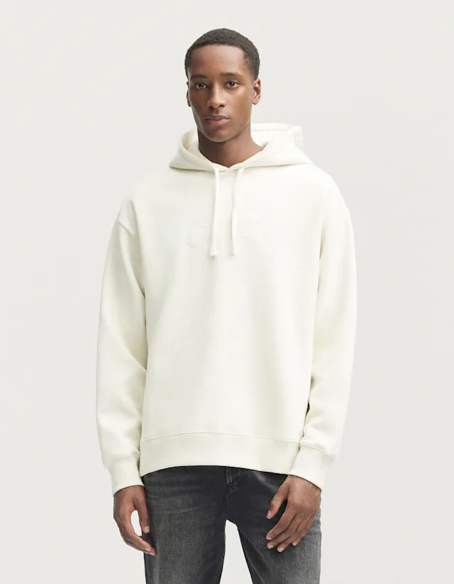 Denham WEAR BETTER BOX HOODIE Brushed Cotton - Boxy Fit