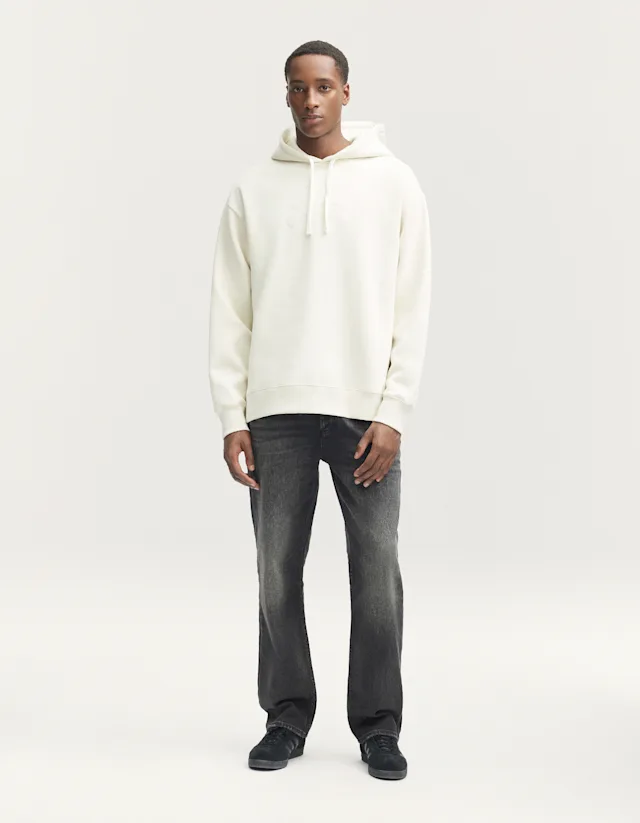 Denham WEAR BETTER BOX HOODIE Brushed Cotton - Boxy Fit